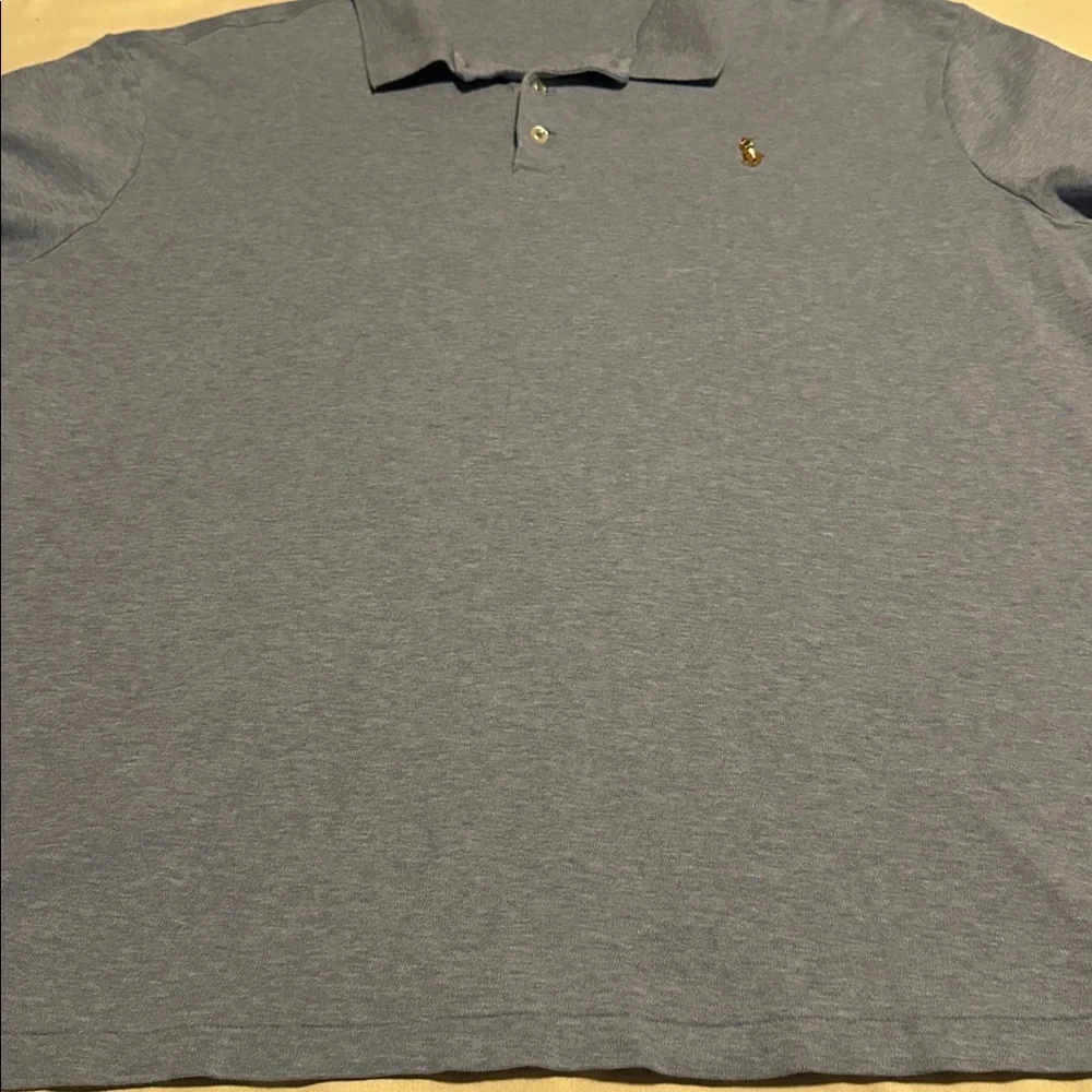 Ralph Lauren Men's Light Blue Polo Shirt